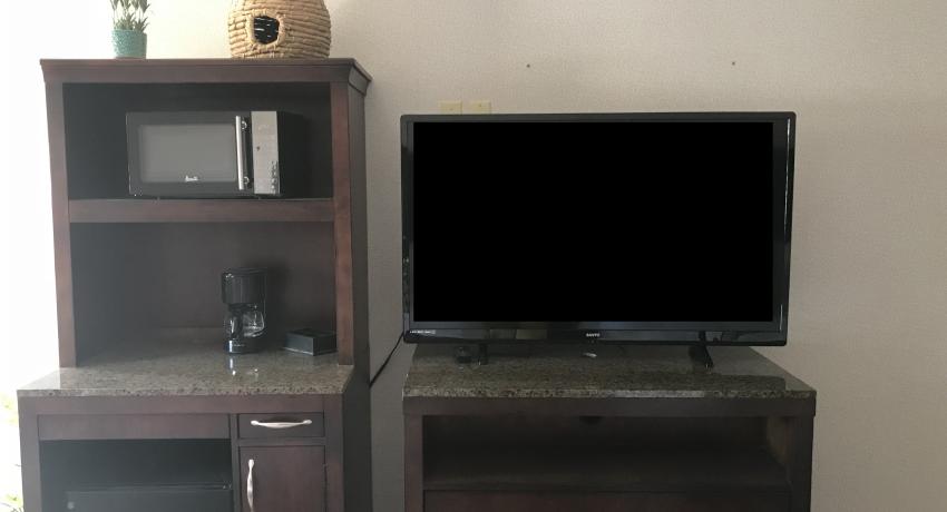 TV, Fridge, Microwave, Coffee